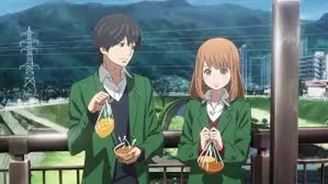 Kakeru dan Naho dalam anime Orange (Dok.Telecom Animation Film/TMS Entertainment)